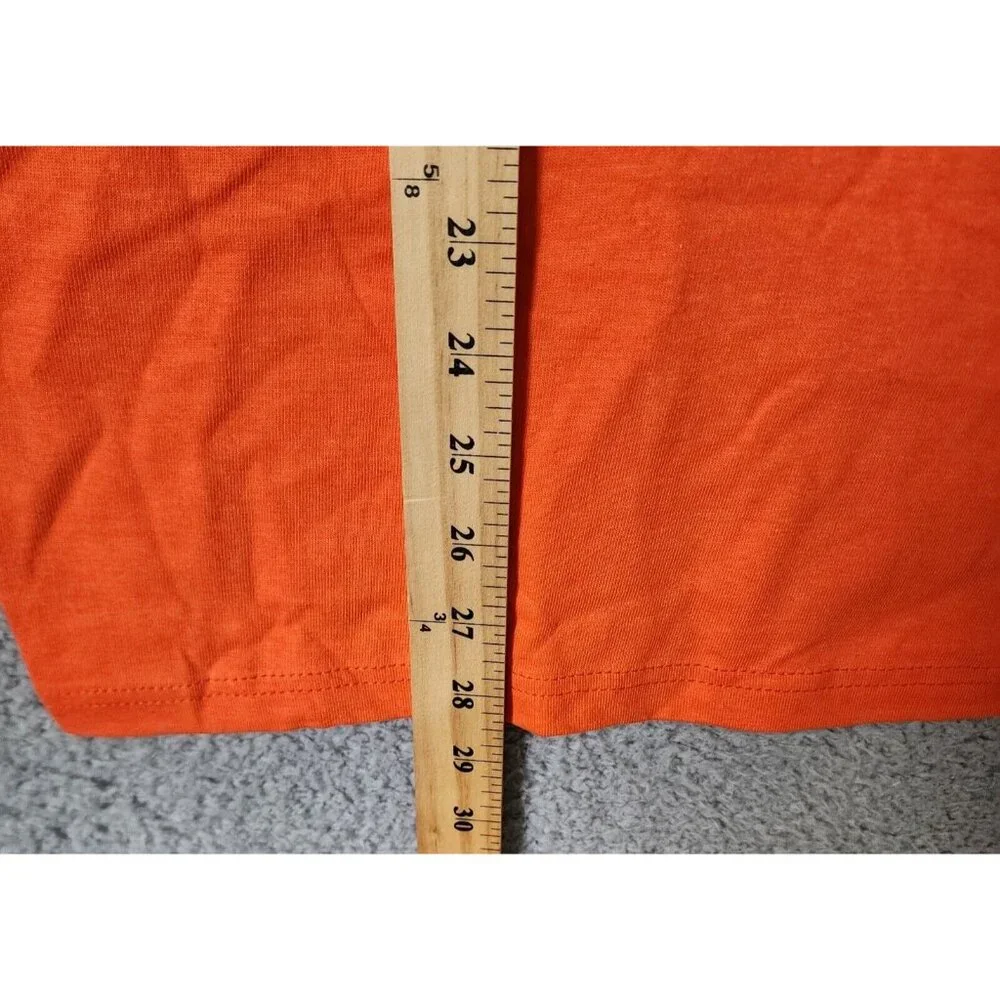 VTG 2006 Petersons‎ Miami FL Harley-Davidson Orange Pocket T Shirt Size M USA